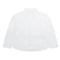 Simone Rocha pearl-detailed cotton shirt - White
