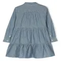 Ralph Lauren Kids tiered denim shirtdress - Blue