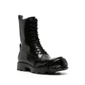 Diesel D-Hammer D lace-up leather boots - Black