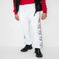 Moncler side logo-print track pants - White