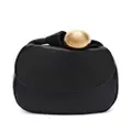 Jil Sander ball top handle leather mini bag - Black