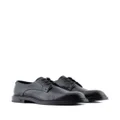 Emporio Armani lace-up leather derby shoes - Black