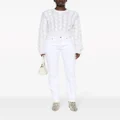 Dsquared2 logo-patch straight-leg jeans - White
