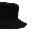 P.A.R.O.S.H. flat-crown wool bucket hat - Black