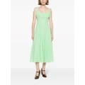 Emilia Wickstead cloqué-effect sleeveless dress - Green