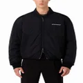 Emporio Armani reversible padded bomber jacket - Black