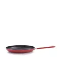 Alessi long-handle aluminium frying pan (20cm) - Red