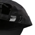 Emporio Armani logo-plaque cotton cap - Black