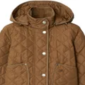 Burberry quilted hooded jacket - Brown