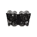 Dolce & Gabbana floral-lace sweetheart-neck corset - Black