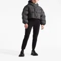Prada Re-Nylon hooded down jacket - Black