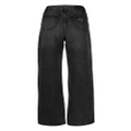 Armani Exchange high-waist wide-leg jeans - Black