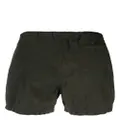 Stone Island logo-patch swim shorts - Green
