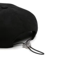 Versace logo-embroidered curved-peak cap - Black