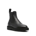 Diemme almond-toe leather boots - Black