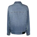 DKNY faded-effect denim jacket - Blue