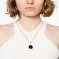 ISABEL MARANT stone-embellished pendant necklace - Black