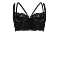 Dolce & Gabbana lace-detailing multi-strap corset - Black