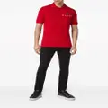 Philipp Plein Iconic piqué cotton polo shirt - Red