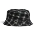 Marni logo-embroidered checked bucket hat - Black
