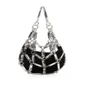 Dsquared2 Cage crystal-embellished bag - Black