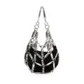 Dsquared2 Cage crystal-embellished bag - Black