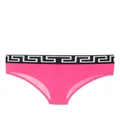 Versace Greca-jacquard jersey briefs - Pink