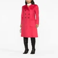 Lanvin double-breasted cashmere coat - Pink
