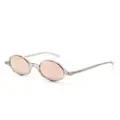 Emporio Armani round-frame sunglasses - Brown