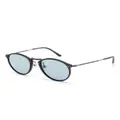 Giorgio Armani pantos-frame tortoiseshell sunglasses - Black