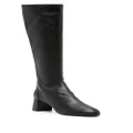 Aquazzura Saint Honore 50 leather knee-high boots - Black