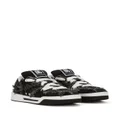 Dolce & Gabbana New Roma fray-trim sneakers - Black