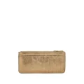 Dolce & Gabbana metallic-effect leather cardholder - Gold
