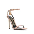 TOM FORD Padlock 120mm leather sandals - Pink