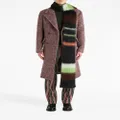 ETRO notched-lapels belted-waist coat - Red