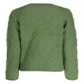 Pringle of Scotland cable-knit wool-blend jumper - Green