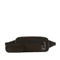 Emporio Armani logo-patch belt bag - Brown