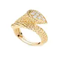 Boucheron 18kt yellow gold Serpent Bohème diamond ring