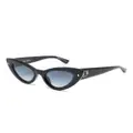 Dsquared2 Eyewear hype cat-eye frame gradient sunglasses - Black