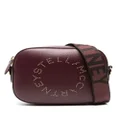 Stella McCartney logo-studded crossbody mini bag - Purple