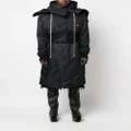 Rick Owens long-sleeve hooded jacket - Black
