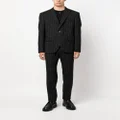 John Richmond Mimio pinstripe-pattern blazer - Black