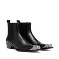 Diesel D-Calamity AB leather boots - Black