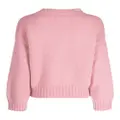 Pringle of Scotland cropped cashmere jumper - Pink