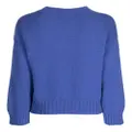 Pringle of Scotland cropped cashmere jumper - Blue