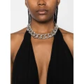 Swarovski Dextera chain-link necklace - Silver
