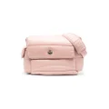 Moncler logo-patch padded changing bag - Pink