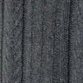 GANNI cable-knit wool-blend scarf - Grey