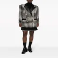 Moschino houndstooth-pattern double-breasted jacket - Black