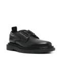 Buttero lace-up leather loafers - Black